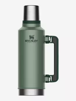 Термос для напитков Stanley Classic 1900 мл с ручкой, Зеленый