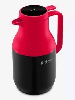 Термос Kitfort КТ-1240-1 черно-малиновый, Черный