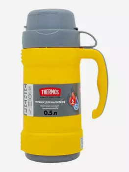 Термос со стекл. колбой тм THERMOS 40-50 0.5L, Желтый