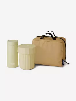 Термос THERMOS JEC-1000 BE, с контейнерами, 1 л, Бежевый