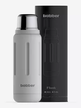 Термос вакуумный для напитков BOBBER Flask 770 мл, тепло до 36 часов, серый, Серый