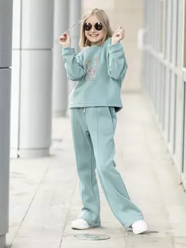 Толстовка batik Венди голубой мох, Зеленый