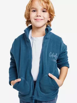 Толстовка детская флисовая на молнии Happyfox, Синий