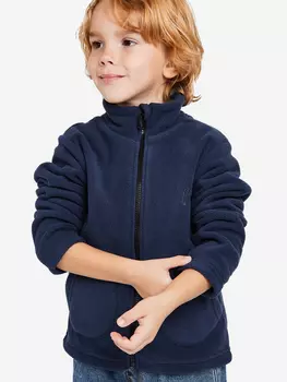Толстовка детская флисовая на молнии Happyfox, Синий