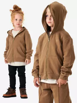 Толстовка детская HAPPY BABY, Коричневый