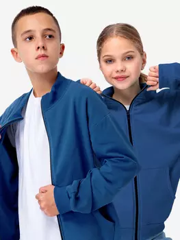 Толстовка детская с начесом Happyfox, Синий