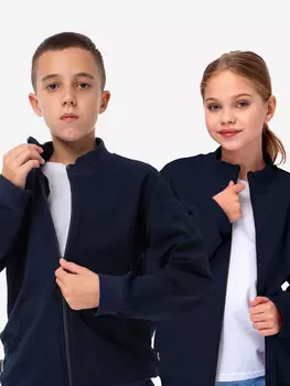 Толстовка детская с начесом Happyfox, Синий