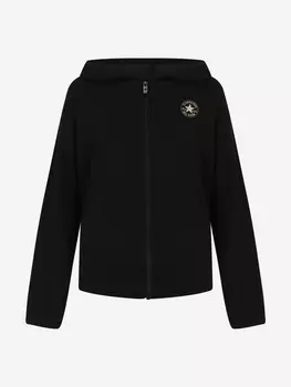 Толстовка для девочек Converse Rib, Черный