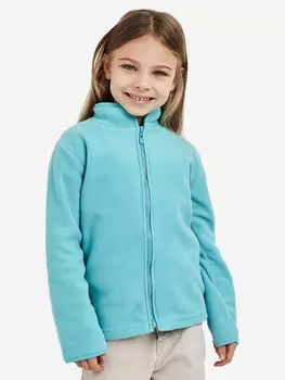 Толстовка для девочек флисовая на молнии Happyfox, Голубой