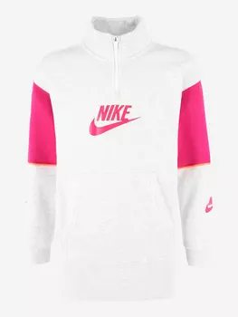 Толстовка для девочек Nike Sportswear, Белый, размер 146-156