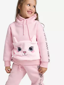 Толстовка для девочек PlayToday, Розовый