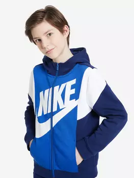 Толстовка для мальчиков Nike Sportswear Core Amplify, Синий, размер 158-170