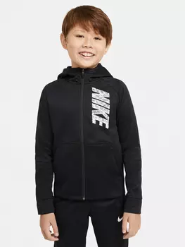 Толстовка для мальчиков Nike Therma, Черный, размер 147-158