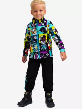 Толстовка флисовая PlayToday для мальчика, Мультицвет