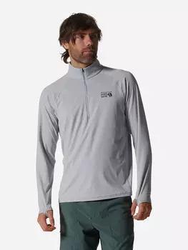 Толстовка мужская Mountain Hardwear Crater Lake 1/2 Zip, Серый, размер 48