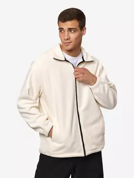 Толстовка мужская на молнии IRONCUST флисовая кофта, Белый