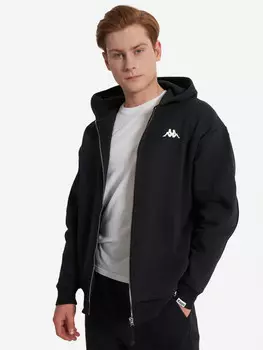Толстовка мужская оверсайз Kappa, Черный