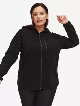 Толстовка оверсайз на молнии флисовая кофта IRONCUST, Черный