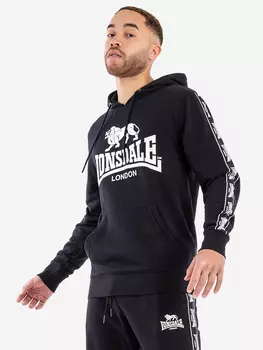 Толстовка с капюшоном мужская LONSDALE SCOUSBURGH, Черный