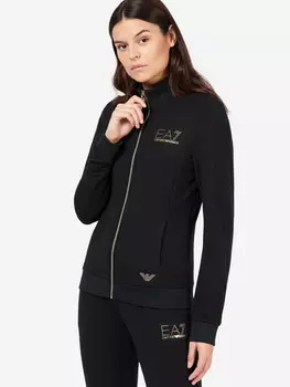 Толстовка женская EA7 Felpa, Черный