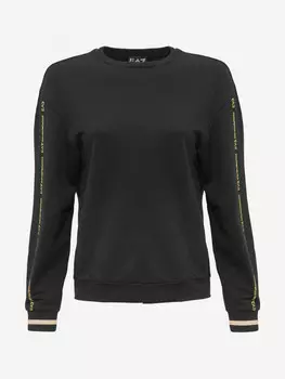 Толстовка женская EA7 Felpa, Черный