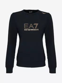 Толстовка женская EA7 Felpa, Синий