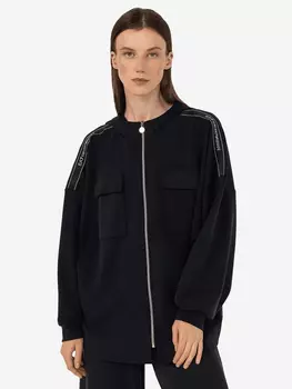 Толстовка женская EA7 Sweatshirt, Черный