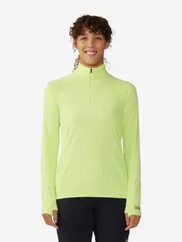 Толстовка женская Mountain Hardwear Crater Lake 1/2 Zip, Желтый