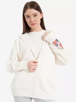 Толстовка женская оверсайз FILA, Бежевый