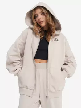 Толстовка женская оверсайз Kappa, Бежевый