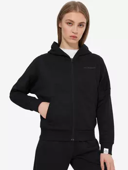 Толстовка женская оверсайз Kappa, Черный