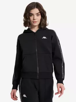 Толстовка женская оверсайз Kappa, Черный