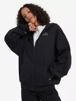 Толстовка женская оверсайз Kappa, Черный