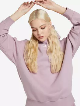 Толстовка женская Reebok Lux Hoodie, Черный