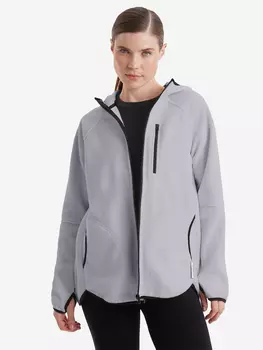 Толстовка женская с капюшоном oversize PointHit флисовая кофта, Серый