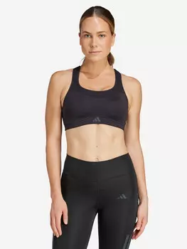 Топ бра спортивный adidas, Черный