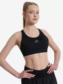 Топ бра спортивный Demix ActiveMove Urban Mesh Back, Черный