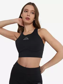 Топ бра спортивный Kappa, Черный