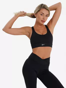 Топ бра спортивный Reebok Core, Черный