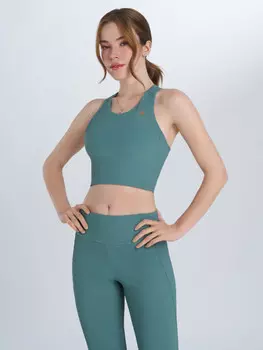 Топ бра спортивный Sensana, Зеленый