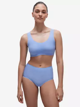 Топ-бюстье с лазерным кроем с чашками belle you, Голубой