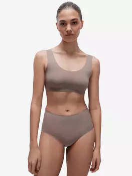 Топ-бюстье с лазерным кроем с чашками belle you, Бежевый