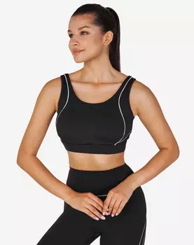 Топ спортивный FITBOMB Highlight, Черный