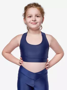 Топ спортивный ШарЛиС для девочек Drop grape, Синий