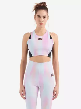 Топ спортивный женский EA7 Sport Bra, Мультицвет