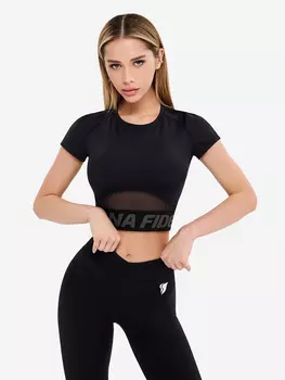Топ женский Bona Fide: Hi-Tech Shirt "Black", Черный