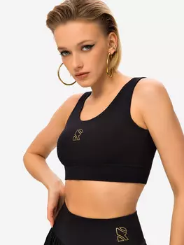 Топ женский RAQUETASPORT Bright and Black, Черный