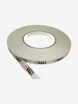 Торцевая лента на ракетку TTS серебристый 12 мм 50 м, Серебряный