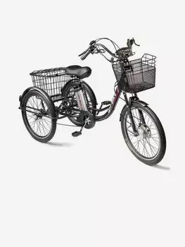 Трехколесный электровелосипед для взрослых Izh-Bike (Иж-Байк) Фермер 24", Черный