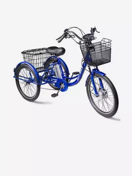 Трехколесный электровелосипед для взрослых Izh-Bike (Иж-Байк) Фермер 24", Синий